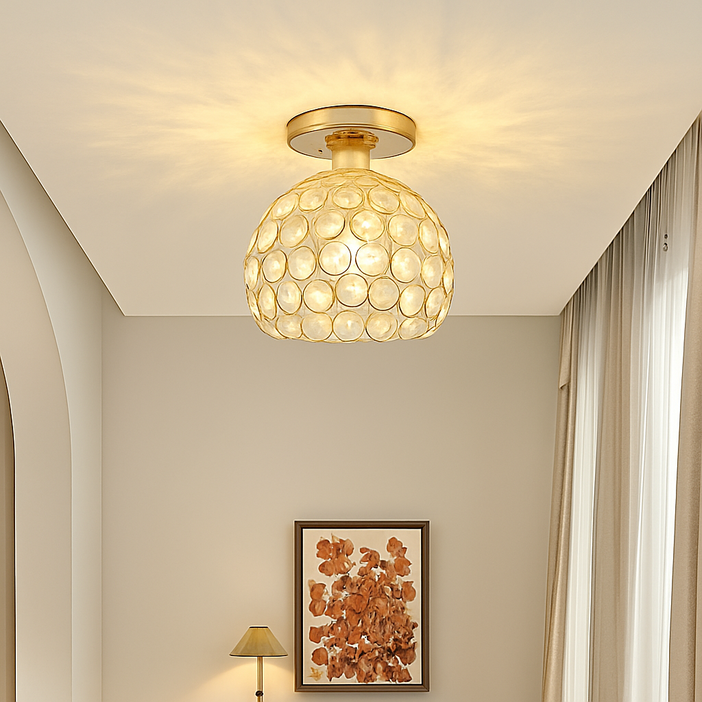 plafonnier en cristal moderne pour décoration intérieure élégante - vue 4 sur 12