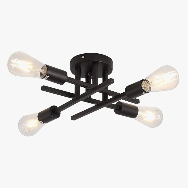 Plafonnier industriel minimaliste usa design moderne
