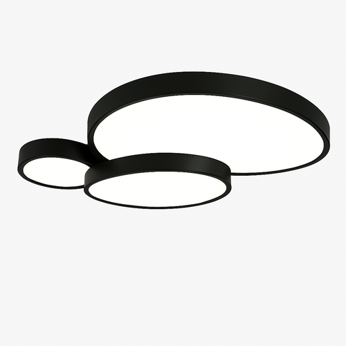 Plafonnier LED design décorative led noir blanc