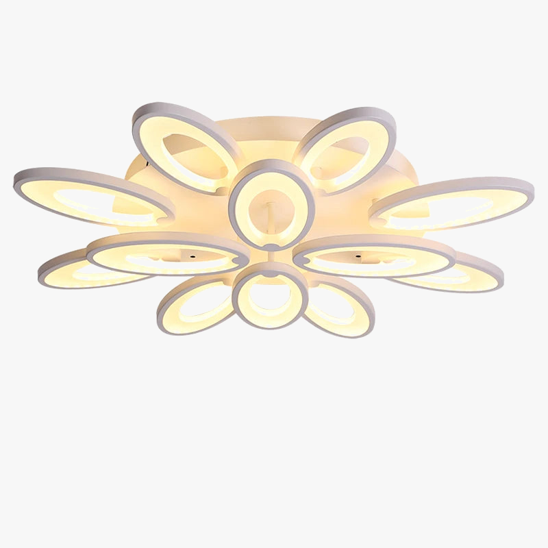 Plafonnier Led en forme de pétale