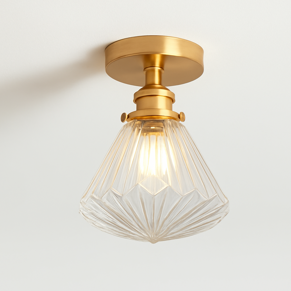 Plafonnier Led en verre au design moderne - vue 20 sur 24