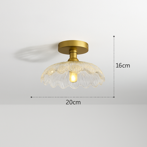 Plafonnier Led en verre au design moderne - vue 23 sur 24