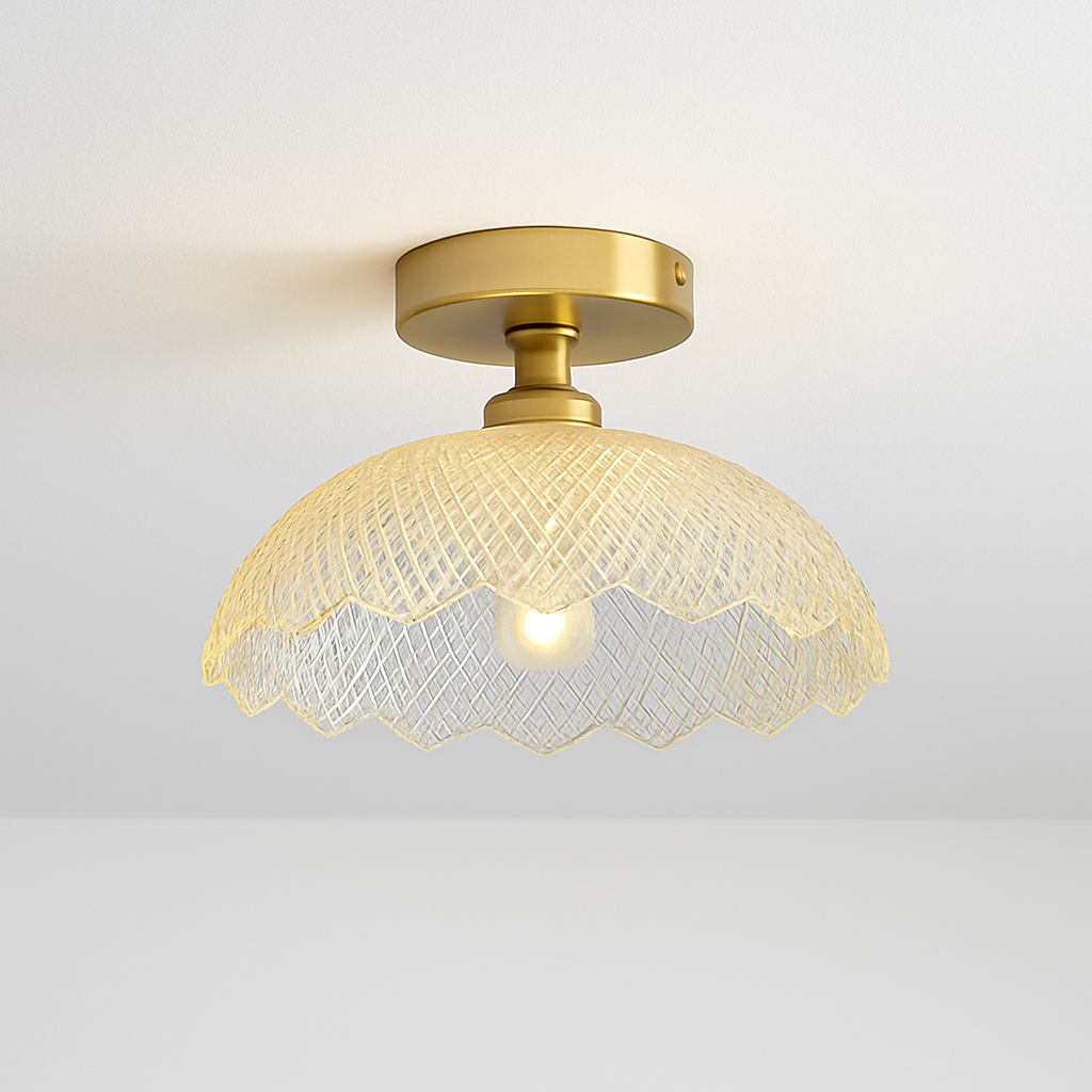 Plafonnier Led en verre au design moderne - vue 23 sur 24