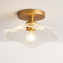 Plafonnier Led en verre au design moderne