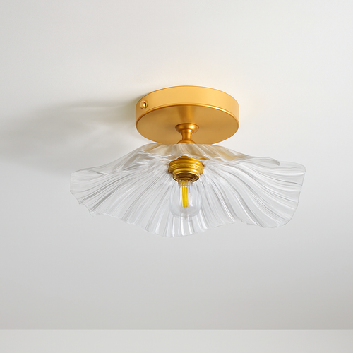 Plafonnier Led en verre au design moderne - vue 7 sur 24