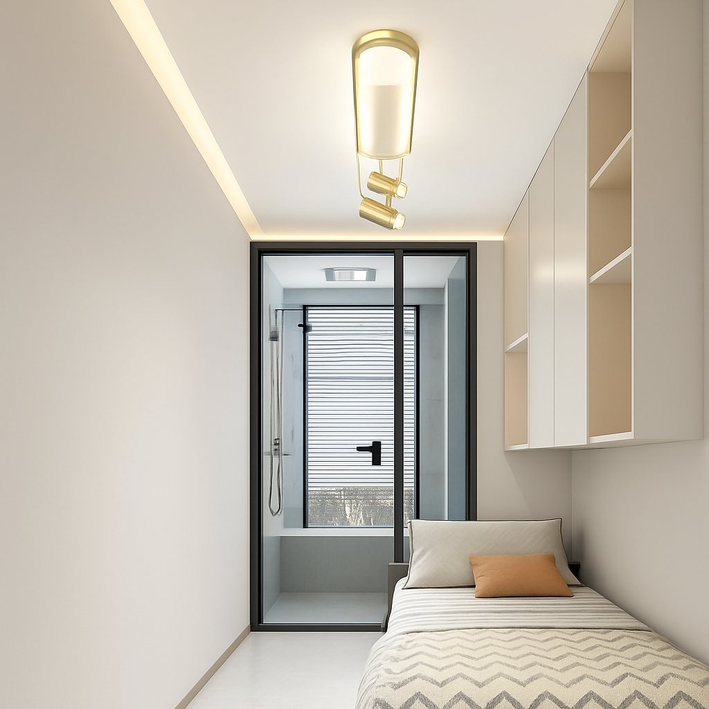 plafonnier led moderne avec projecteur pour décoration intérieure - vue 4 sur 18