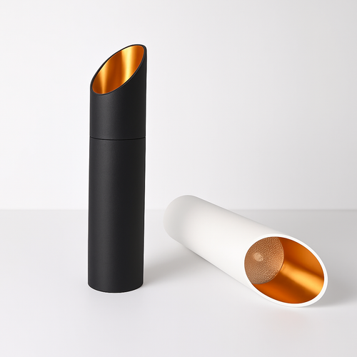 plafonnier led moderne downlight long tube en aluminium monté en surface