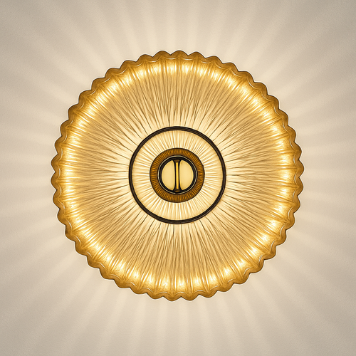 plafonnier led moderne en verre de luxe pour décoration simple