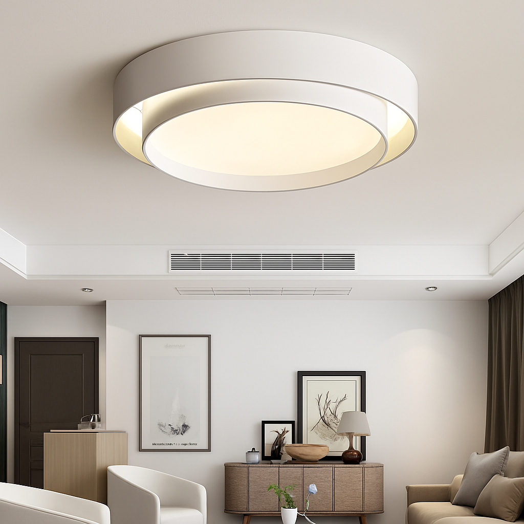 plafonnier led moderne élégant pour décoration intérieure lumineuse - vue 7 sur 16