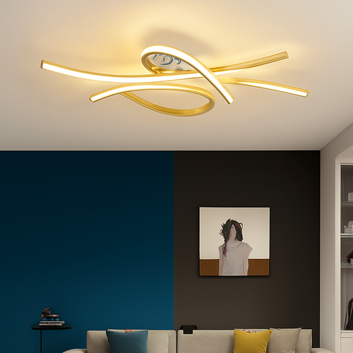 Plafonnier LED moderne pour salon salle à manger chambre étude hôtel allée plafond Lustre intérieur décor à la maison luminaire Lustre - vue 6 sur 10