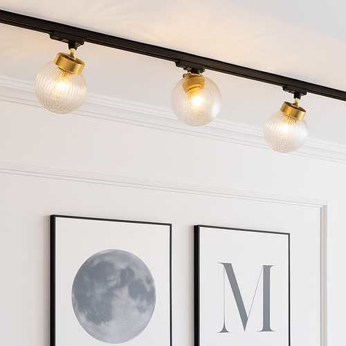 plafonnier led nordique en verre décoratif d'intérieur réglable