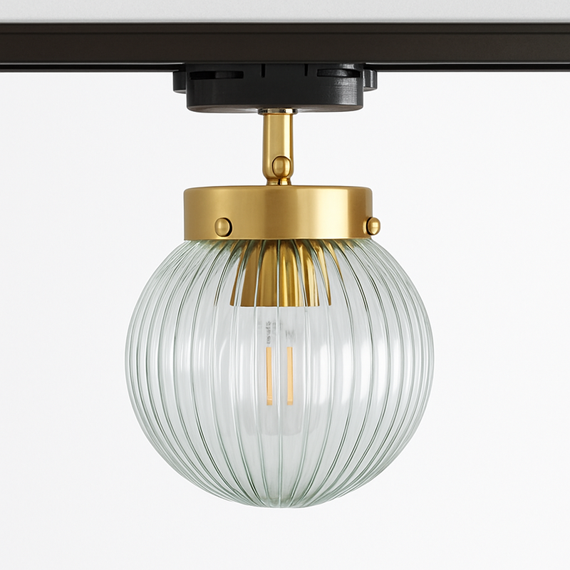 plafonnier led nordique en verre décoratif d'intérieur réglable