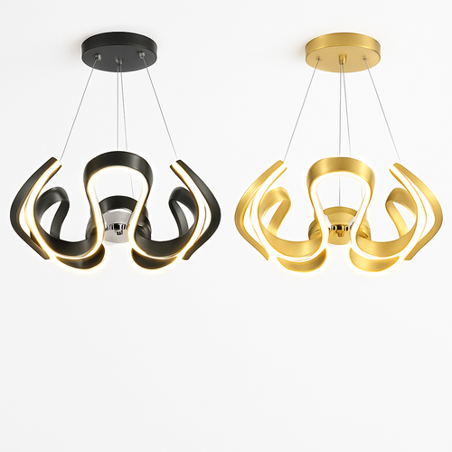Plafonnier LED suspendu au design nordique