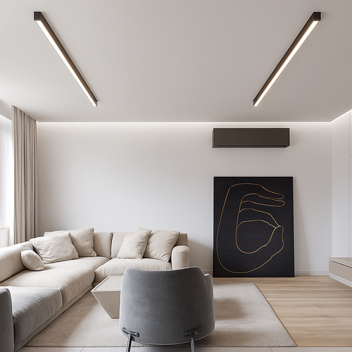 plafonnier led suspendu design minimaliste