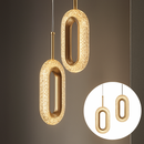 Plafonnier LED suspendu en acrylique au design moderne