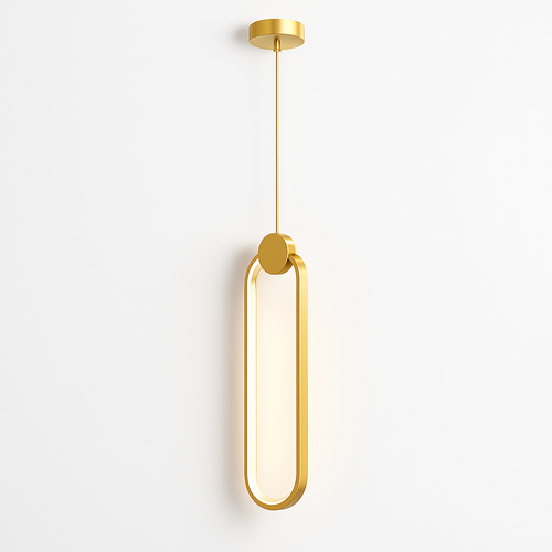 Plafonnier LED suspendu en acrylique au design moderne - vue 2 sur 16
