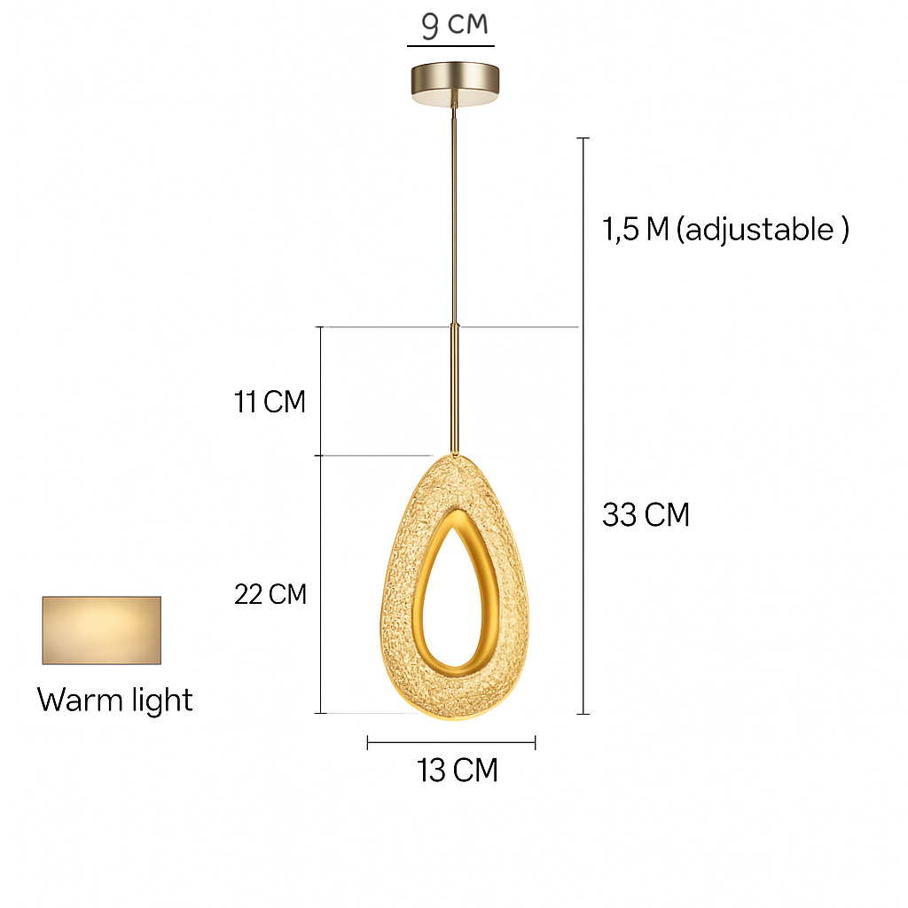 Plafonnier LED suspendu en acrylique au design moderne - vue 9 sur 16