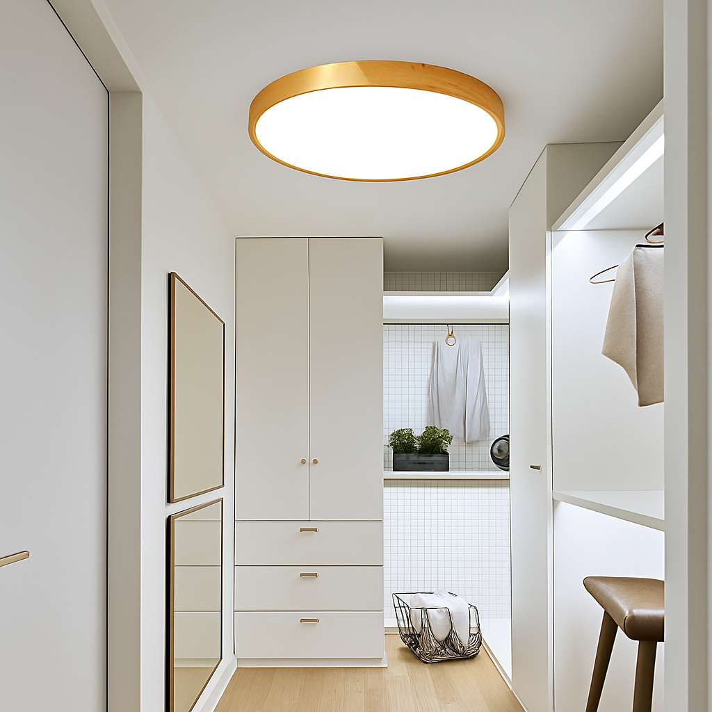 plafonnier led ultra-mince moderne avec télécommande pour décoration maison - vue 3 sur 4