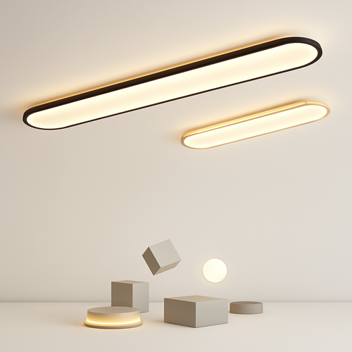 plafonnier minimaliste ultra fin pour intérieur et extérieur - vue 2 sur 24
