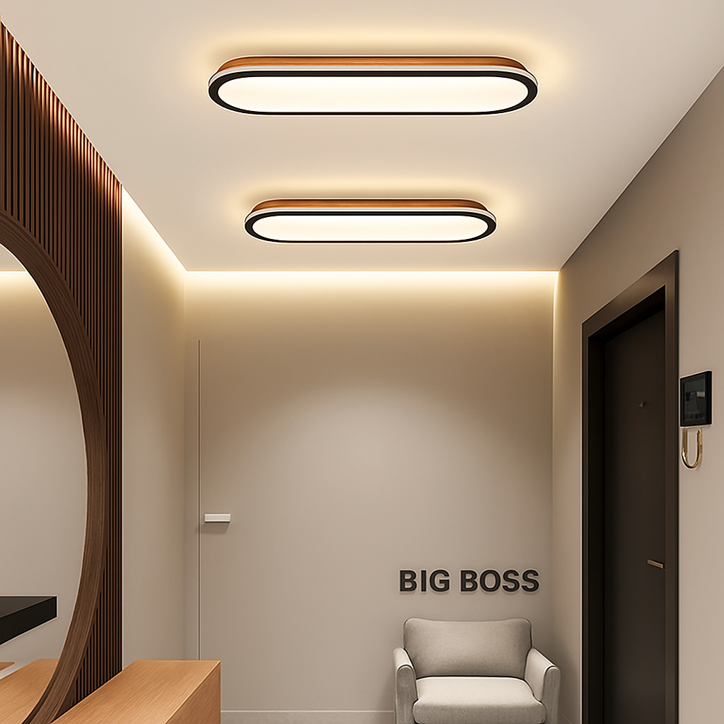 plafonnier minimaliste ultra fin pour intérieur et extérieur - vue 3 sur 24