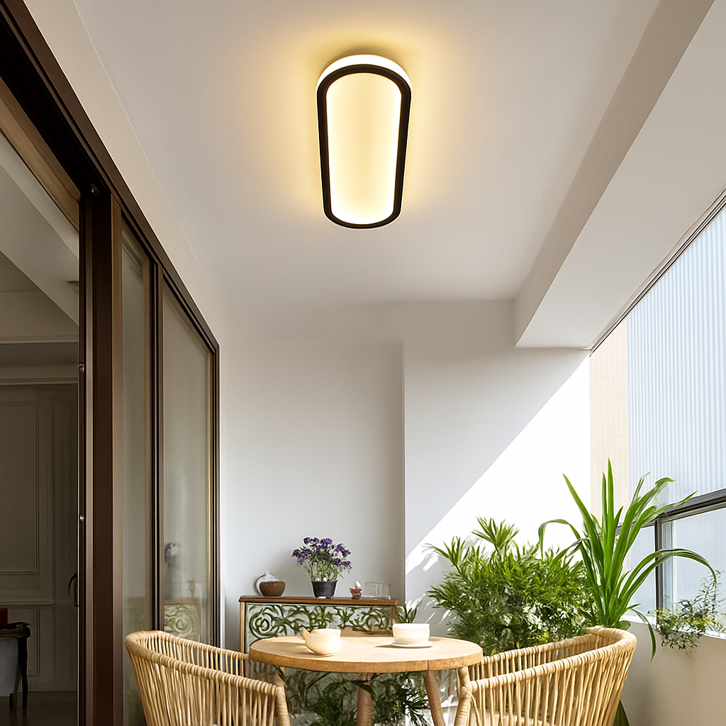 plafonnier minimaliste ultra fin pour intérieur et extérieur - vue 4 sur 24
