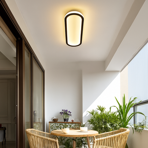plafonnier minimaliste ultra fin pour intérieur et extérieur - vue 5 sur 24