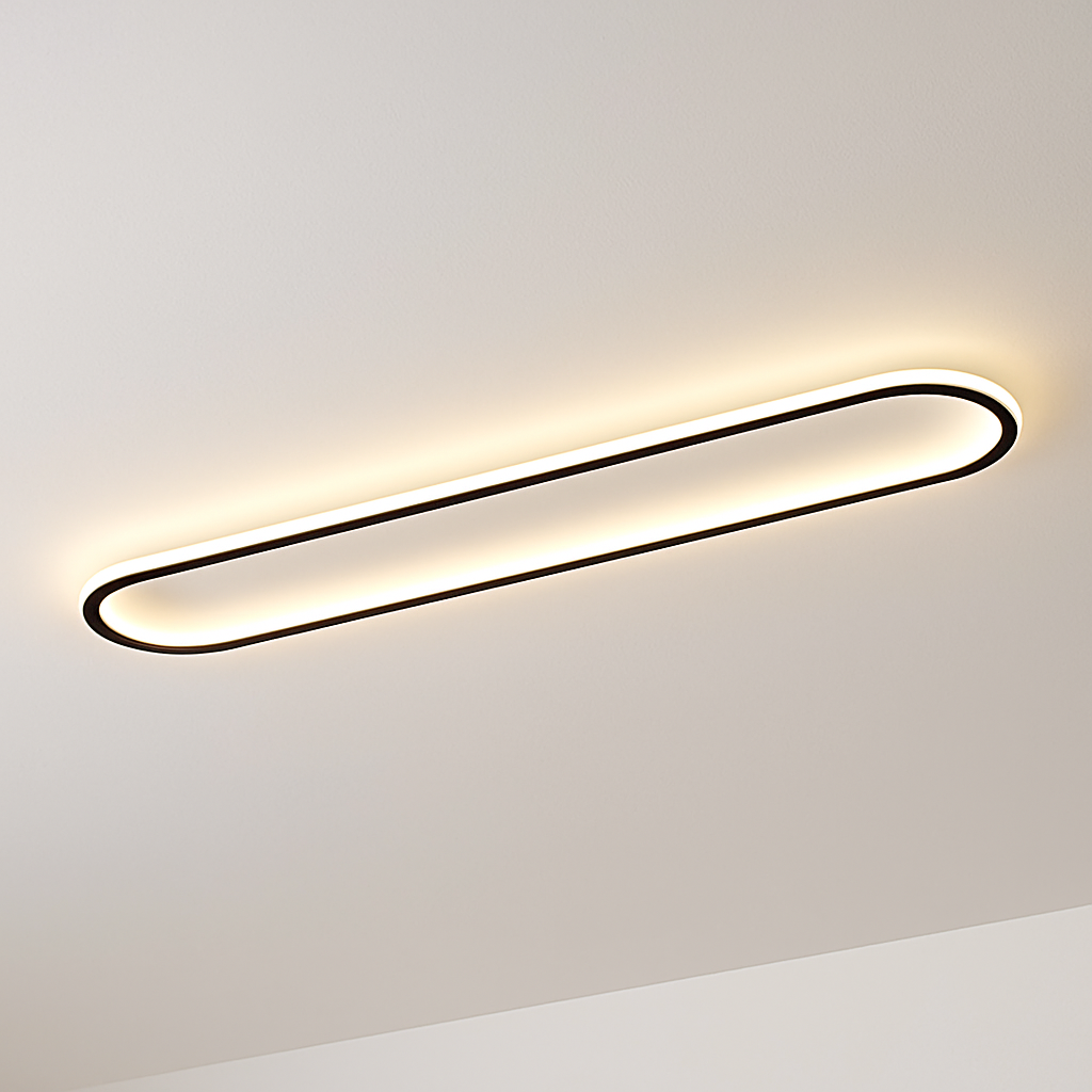 plafonnier minimaliste ultra fin pour intérieur et extérieur - vue 7 sur 24