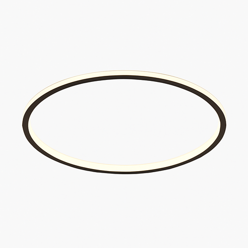 Plafonnier moderne LED en forme d'anneau métallique Marisol