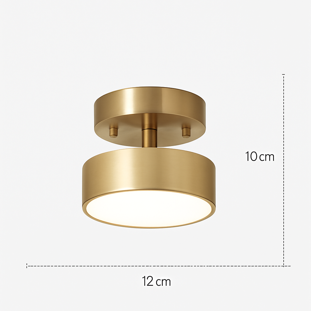 Plafonnier moderne LED minimaliste en métal Celio - vue 6 sur 8