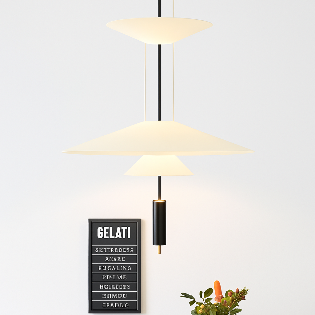 plafonnier moderne à leds design pour décoration intérieure - vue 6 sur 13
