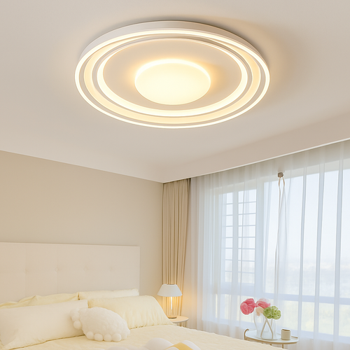 plafonnier moderne à leds pour décoration intérieure - vue 2 sur 12