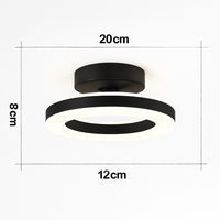plafonnier moderne à leds pour décoration intérieure