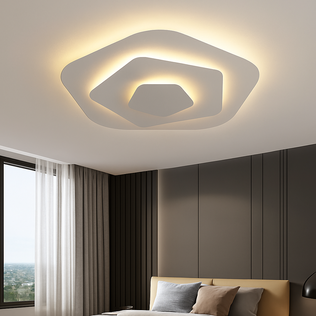 Plafonnier moderne à LEDs pour salon salle à manger chambre enfants salle d'étude allée décor à la maison - vue 4 sur 21