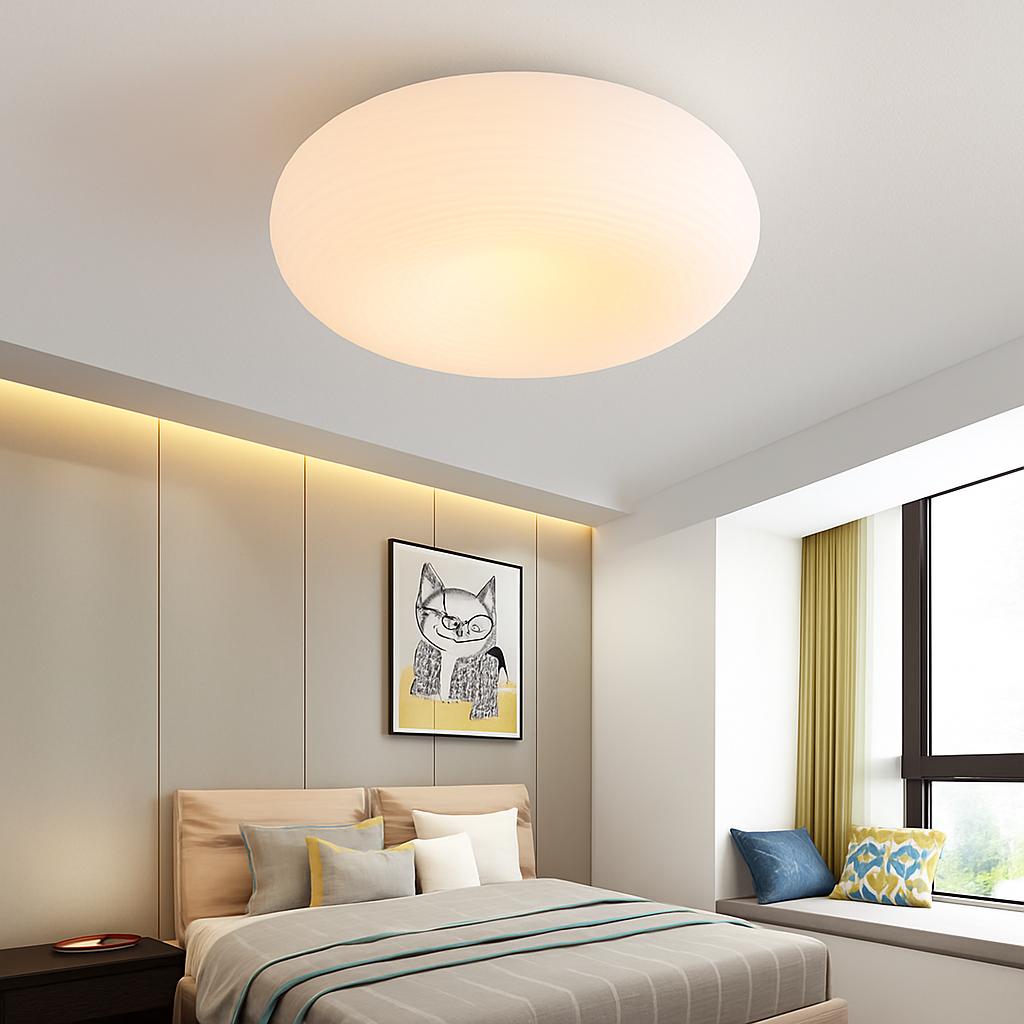 plafonnier moderne minimaliste éco responsable pour décoration intérieure