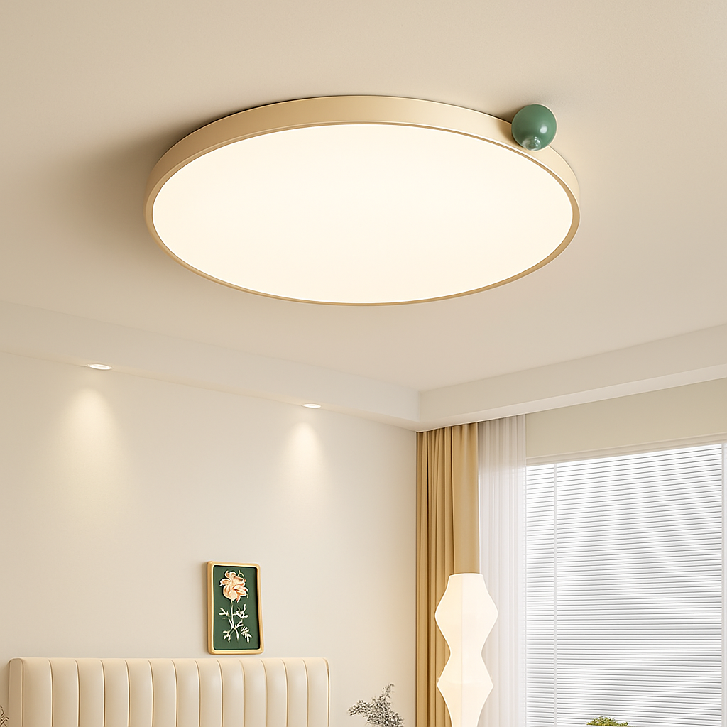 plafonnier moderne ultra fin design minimaliste pour intérieur élégant - vue 3 sur 12