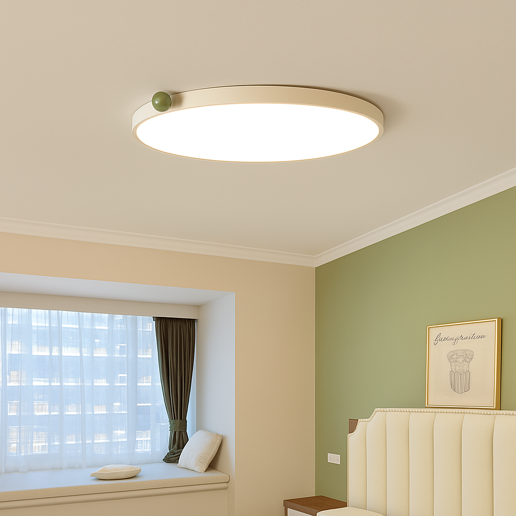 plafonnier moderne ultra fin design minimaliste pour intérieur élégant - vue 5 sur 12