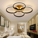 plafonnier nordique à led éclairage annulaire luxe moderne