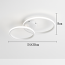 plafonnier nordique à led éclairage annulaire luxe moderne