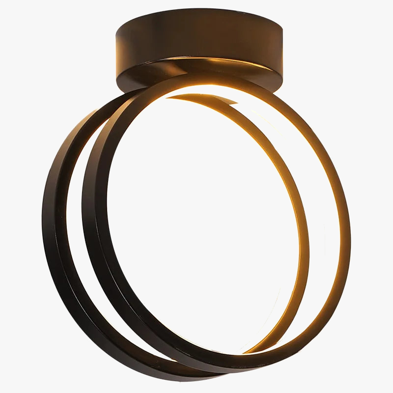 Plafonnier rond intérieur éclairage LED décor
