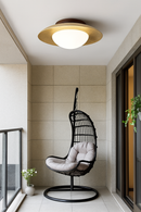 plafonnier wabi sabi crème pierre forme maison déco