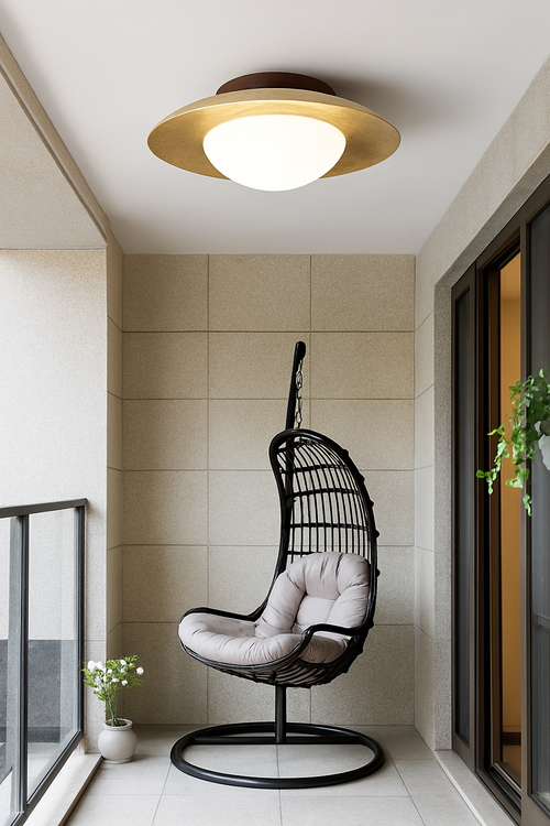 plafonnier wabi sabi crème pierre forme maison déco