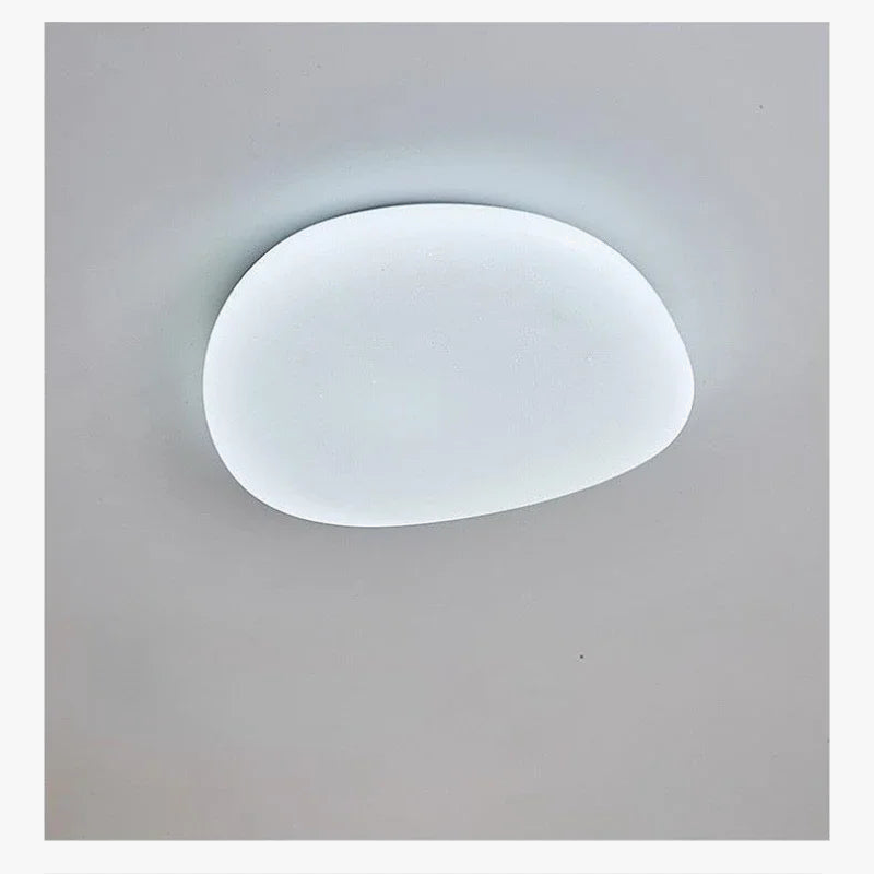 plafonniers led modernes nordiques en forme de galets pour intérieur