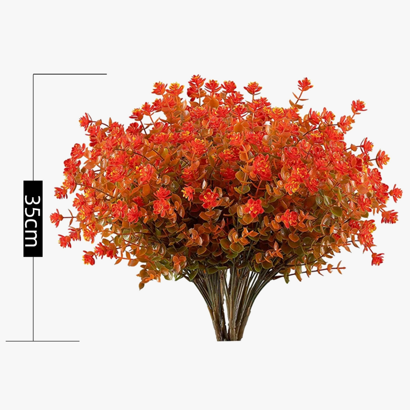 plante artificielle d'extérieur résistante aux uv pour décorations d'automne