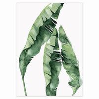 plante tropicale moderne affiche toile décoration murale scandinave