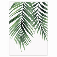 plante tropicale moderne toile décoration murale scandinave