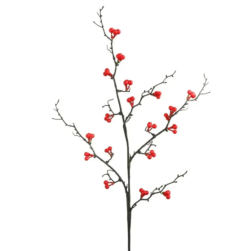 plantes artificielles de houx pour décoration florale et table