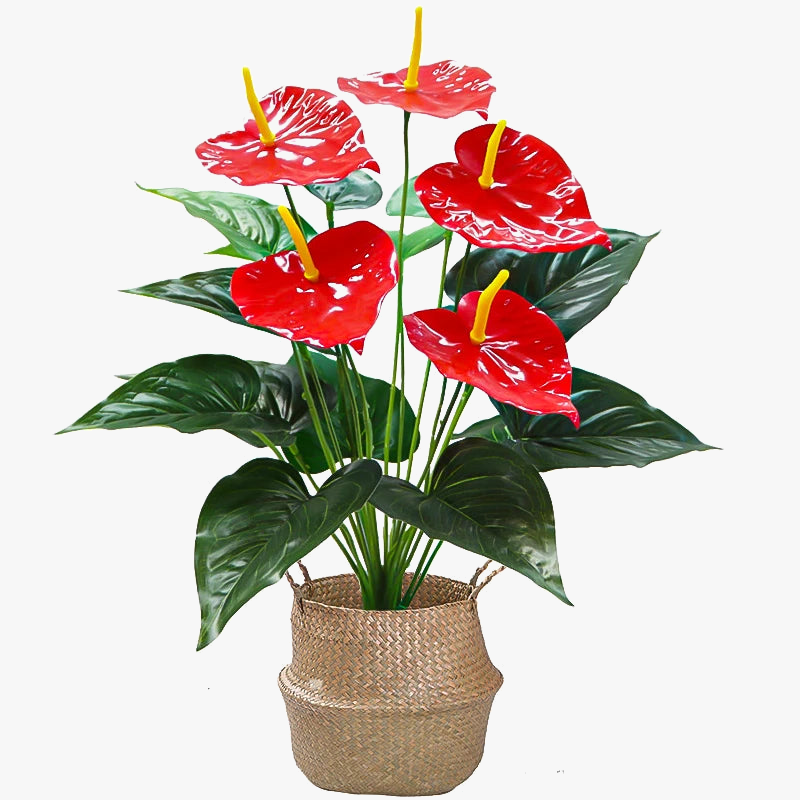 plantes artificielles monstera palmier anthurium décoration intérieure extérieure