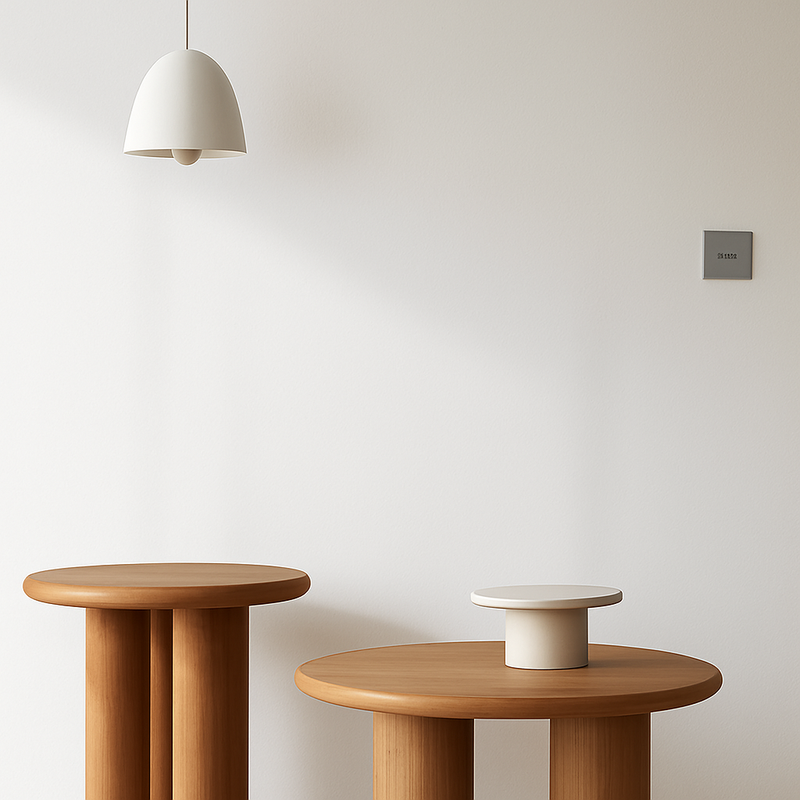 Prise électrique double en acier gris brossé