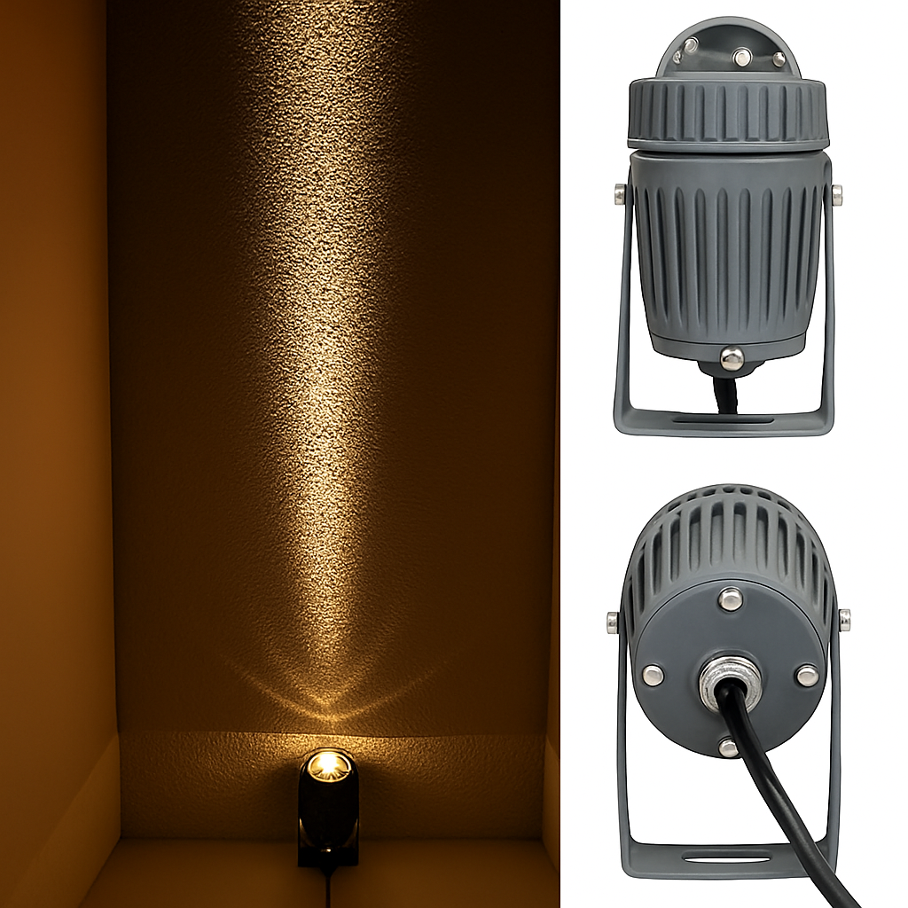 projecteur led extérieur avec angle de lampe étroit pour éclairage puissant - vue 12 sur 12