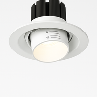 projecteur led spot encastré dimmable avec zoom intégré